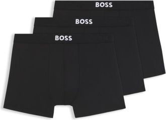 BOSS Three-pack of stretch-microfibre trunks