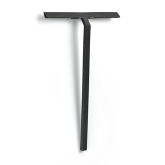 Zone Denmark Rim Duschabzieher mit Halterung, 30 cm, schwarz