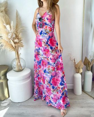 Misa Negine Maxi Dress In In Full Bloom