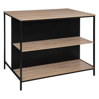 5five Simply Smart Isola Bar Aliaj Con Contenitore In Effetto Rovere Naturale - 5five