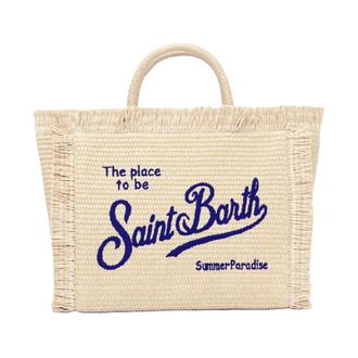 MC2 Saint Barth Tote Bags, female, Yellow, Size: ONE SIZE Colette Straw Bag