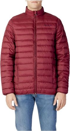 Aquascutum Stijlvolle heren herfst/winter jassen collectie - Heren - Winterjassen - Rood - L - Polyester - Jassen