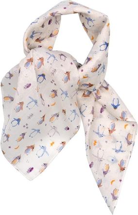 Joe Cool Scarf Kerchief Perky Penguin Made With Cotton