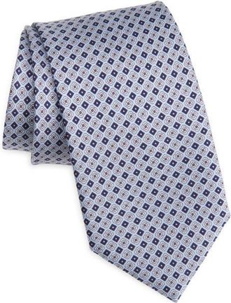 Brioni Silk Tie in Sky Blue/Navy at Nordstrom