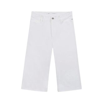 A Gold E Cropped Jeans, female, White, Size: W24 Arc Wide Leg Jeans