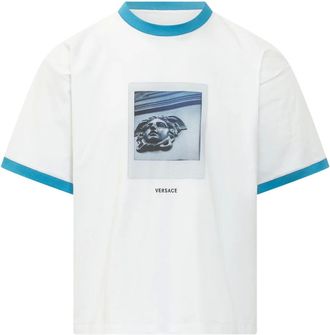 Versace Hombre, Camisetas, Blanco, Talla: 2XL