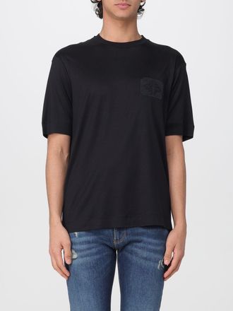 Emporio Armani T-shirt in lyocell Emporio Armani