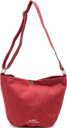 A.P.C. A.p.c., Tassen, Dames, Rood, ONE Size, Besace Journal Small