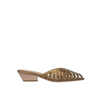 Alma En Pena Slingback Muilezel met Mesh Effect - Dames - Muiltjes - Geel - 38 EU - Schoenen