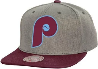 Mitchell & Ness Mens Mitchell & Ness Gray Philadelphia Phillies Cooperstown Collection Basic Flip Snapback Hat at Nordstrom