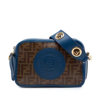 Fendi Pre-owned Fendi Zucca Coated Canvas FF Logo Camera Bag Unisex AEHXC3O1UVJHWLN1