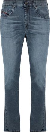 Diesel D-Strukt-Z-Ne Jeans - Heren - Regular Fit Jeans - Blauw - W26 - Katoen - Jeans