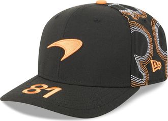 New Era McLaren F1 Team, Official 2025 Merchandise, Austin Texas USA GP Special Edition, Oscar Piastri Drivers Baseball Cap Black