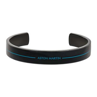 Aston Martin AML Icon Bangle - Heren - Armbanden - Zwart - ONE Size - Accessoires