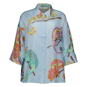 Herzen'sangelegenheit Shirts, female, Blue, Size: XL Bluse