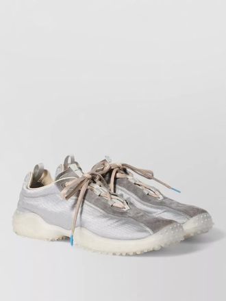Miu Miu suede leather low-top sneakers