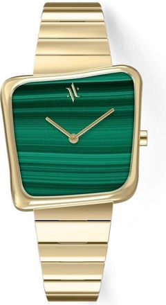 Vanna Nebula Gemstone Watch in Malachite-Gold at Nordstrom