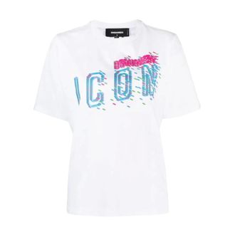Dsquared2 Mujer, Camisetas, Blanco, Talla: S