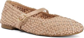 Dune London Womens Ladies Hosta - Mary Janes Pointed Flats - Pink Fabric - Size UK 4