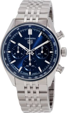 Tag Heuer Carrera Chronograph Automatic Blue Dial Mens Watch CBS2113.BA0053