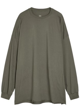 Rick Owens Tommy Cotton T-shirt - Dark Brown - One Size