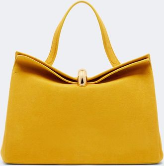 Jacquemus Valerie Medium suede top-handle bag