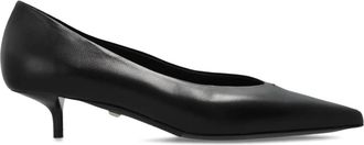 Max Mara Beati Schoenen met Hak - Dames - Pumps - Zwart - 37 EU - Leer - Schoenen