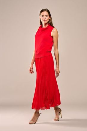 Mart Visser Lara Plisse Rok Rood