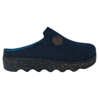 Rohde Blauwe Dames Huisslipper - Warm Gevoerd - Dames - Pantoffels - Blauw - 36 EU - Schoenen