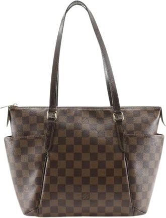Louis Vuitton Pre-owned Canvas Tote Bag - Dames - Vintage Shopper - Bruin - ONE Size - Vintage