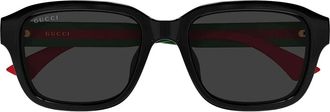 Gucci Sunglasses Gg2120 Sa 001 Black Green/Grey Men