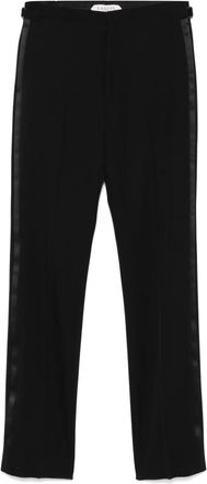 Lanvin Pantaloni con dettaglio a righe - Nero