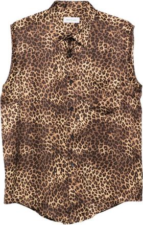 Ernest W. Baker Leopard-print Pocket Shirt