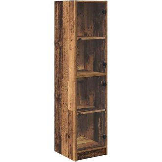 vidaXL Highboard Old Wood 35 x 37 x 142 cm Engineered Wood vidaXL