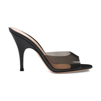 Gianvito Rossi Heeled Mules - female - Gianvito Rossi - Heeled Mules - Black - 4 1/2 UK - Shoes