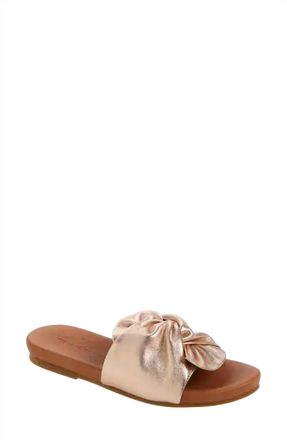 The Flexx Womens Knotty Slide Sandal In Quartz