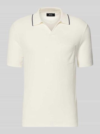 Polo Ralph Lauren Relaxed Fit Poloshirt aus Baumwoll-Mix in Weiss, Gr&ouml;&szlig;e XXL