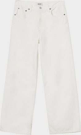 A Gold E Low-Rise Wide Baggy Jeans