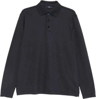 Herno Regular Fit Polo - Heren - Tops - Blauw - Maat: L