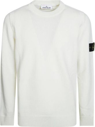 Stone Island Round-neck Truien - Heren - Ronde hals truien - Beige - M - Truien & Vesten