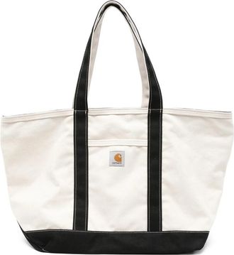 Carhartt Work in Progress Logo-patch Canvas Tote Bag