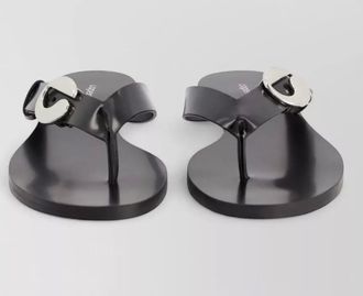 Coperni leather flat slides