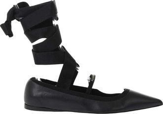 Ferragamo Black Carice Ballet Flats