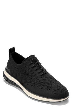 Cole Haan Original Grand Energyweave Stitchlite Oxford in Black /Ivory /Ivory at Nordstrom Rack, Size 8.5