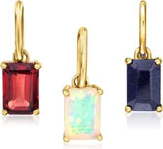 Canaria Canaria Emerald Pendant in 10kt Yellow Gold