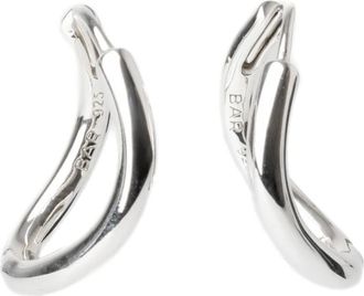 Bar Jewellery Earrings, female, Gray, ONE SIZE, Chunky Outline Earrings