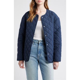 Thread & Supply Quilted Puffer Jacket in Dark Navy at Nordstrom Rack, Size X-Small