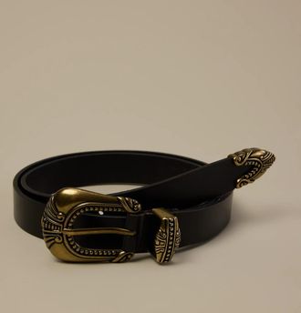 Lucky Brand Western Suede Belt