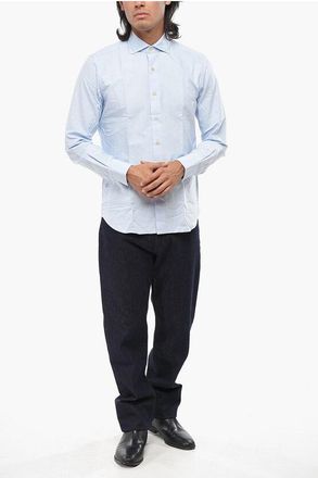 Alessandro Gherardi Solid Color Shirt with Spread Collar size 40