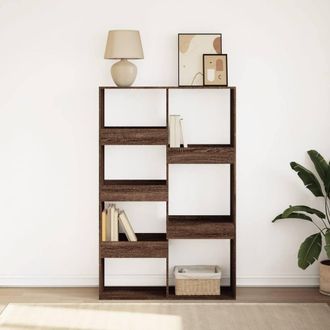 Berkfield Home Classic Bookcase Brown Oak 100x33x155.5 cm Engineered Wood